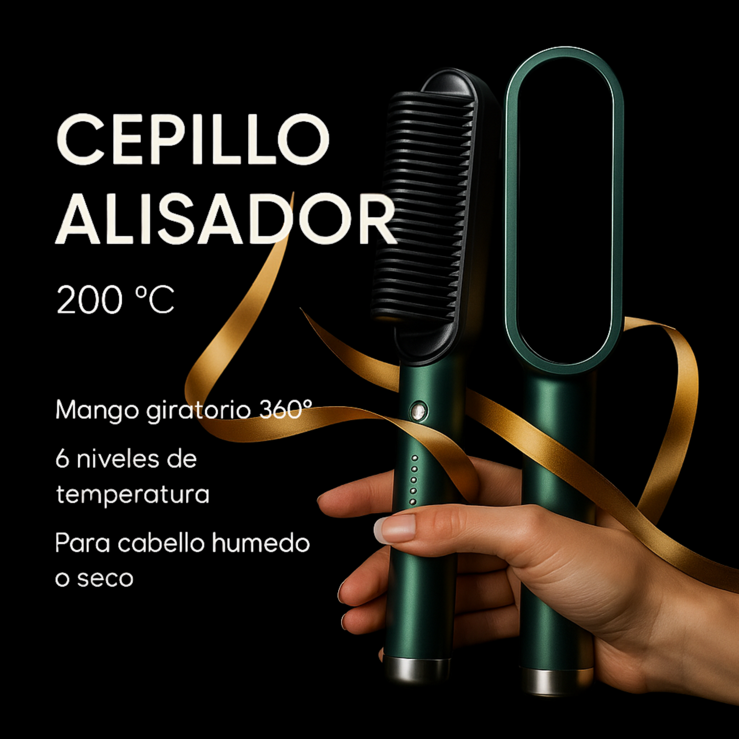 Cepillo Alisador 2 en 1