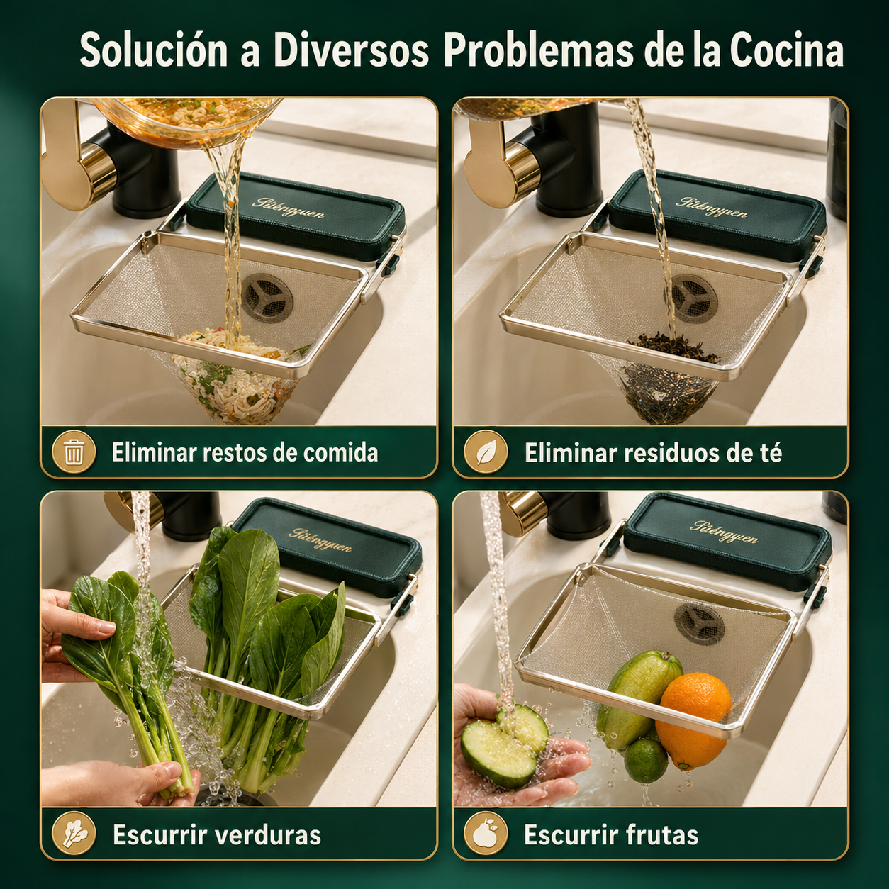 2 Filtros de Residuos + Alfombra Absorbente GRATIS