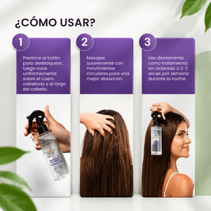 Spray de Agua de Romero con Extracto de Arroz + 3 Regalos Gratis