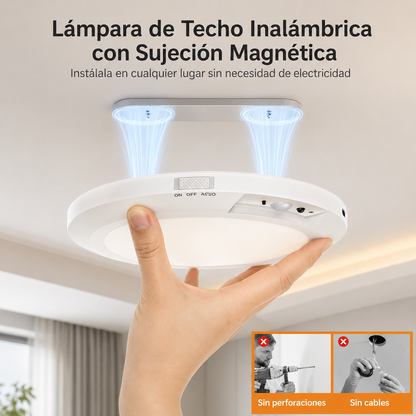 Lámpara Con Sensor de Movimiento Recargable