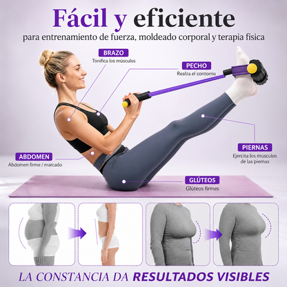 2x1 Bandas Fitness Con Pedales + 3 Regalos 🎁