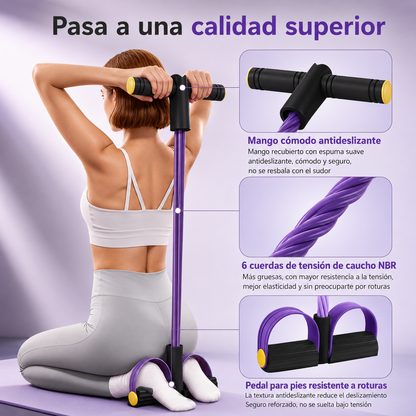 2x1 Bandas Fitness Con Pedales + 3 Regalos 🎁