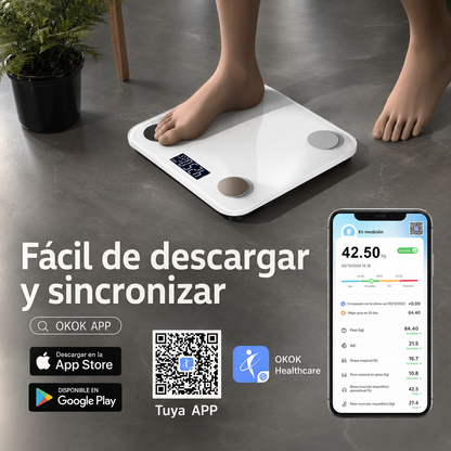 Báscula Con Sensor Inteligente BodyTrack