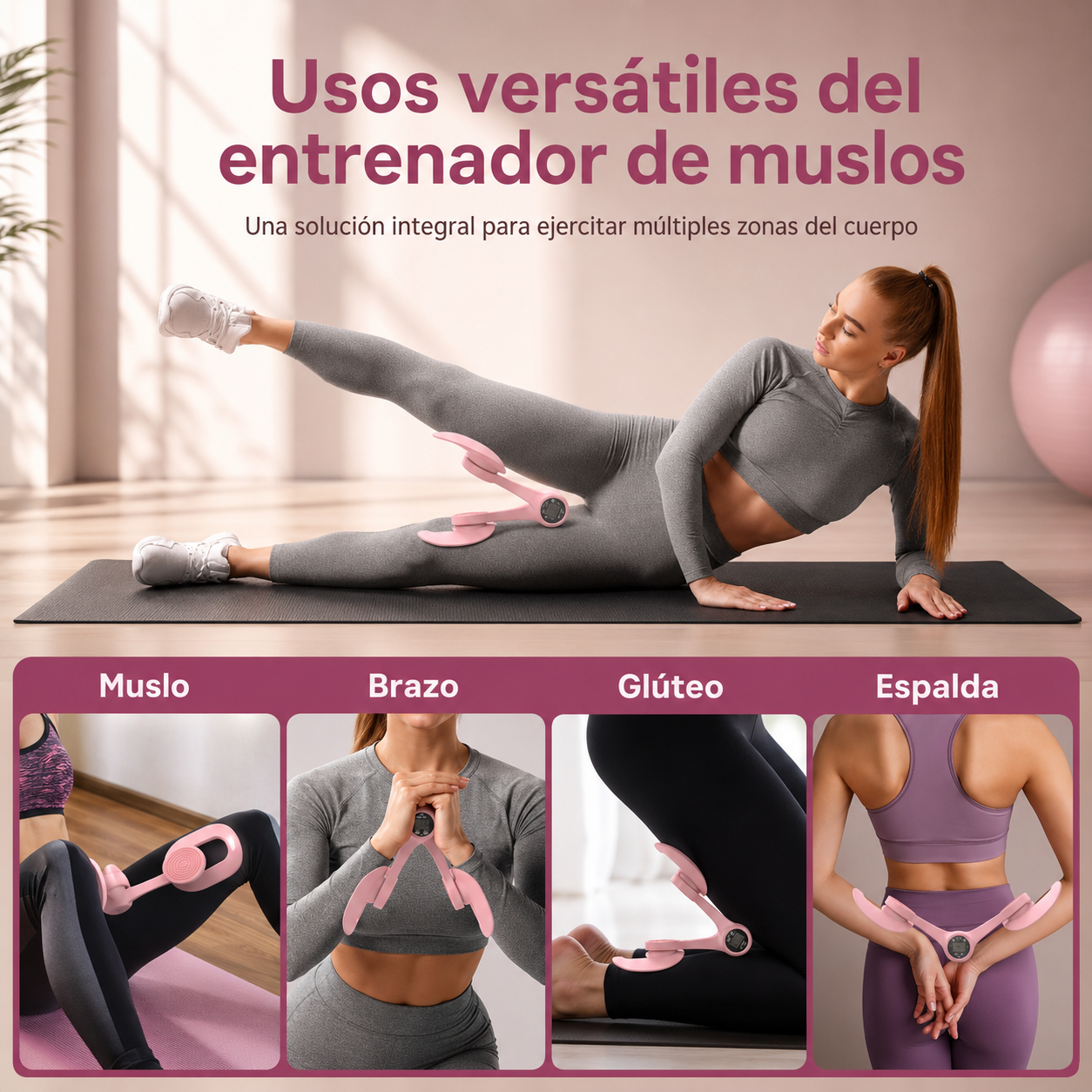 Ejercitador Pélvico + Banda Elástica GRATIS