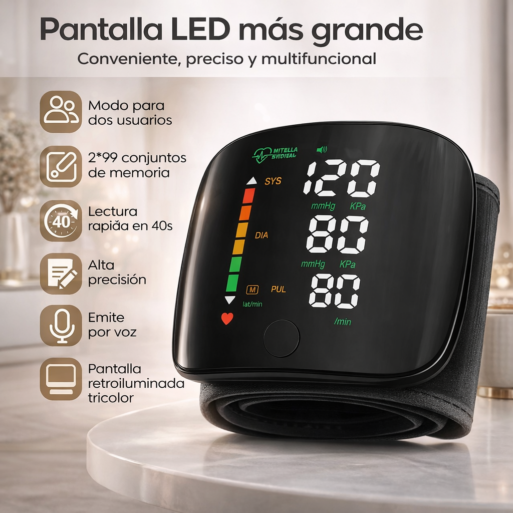 Monitor de Presión Arterial Portátil™