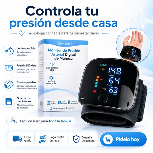 Monitor Presión Arterial Portátil + 3 Regalos 🎁 ⬇️